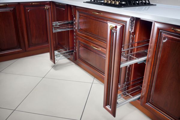 Cherry Cabinet Refacing in Victoria